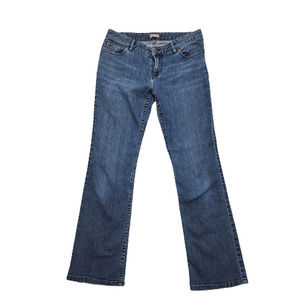 J. Jill Denim Stretch Bootcut Jeans Medium Blue Womens 4 Petite 4x28